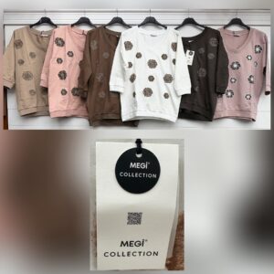 Bluzy Damskie TURECKA, Size uni, paczka 6szt ,mix kolor