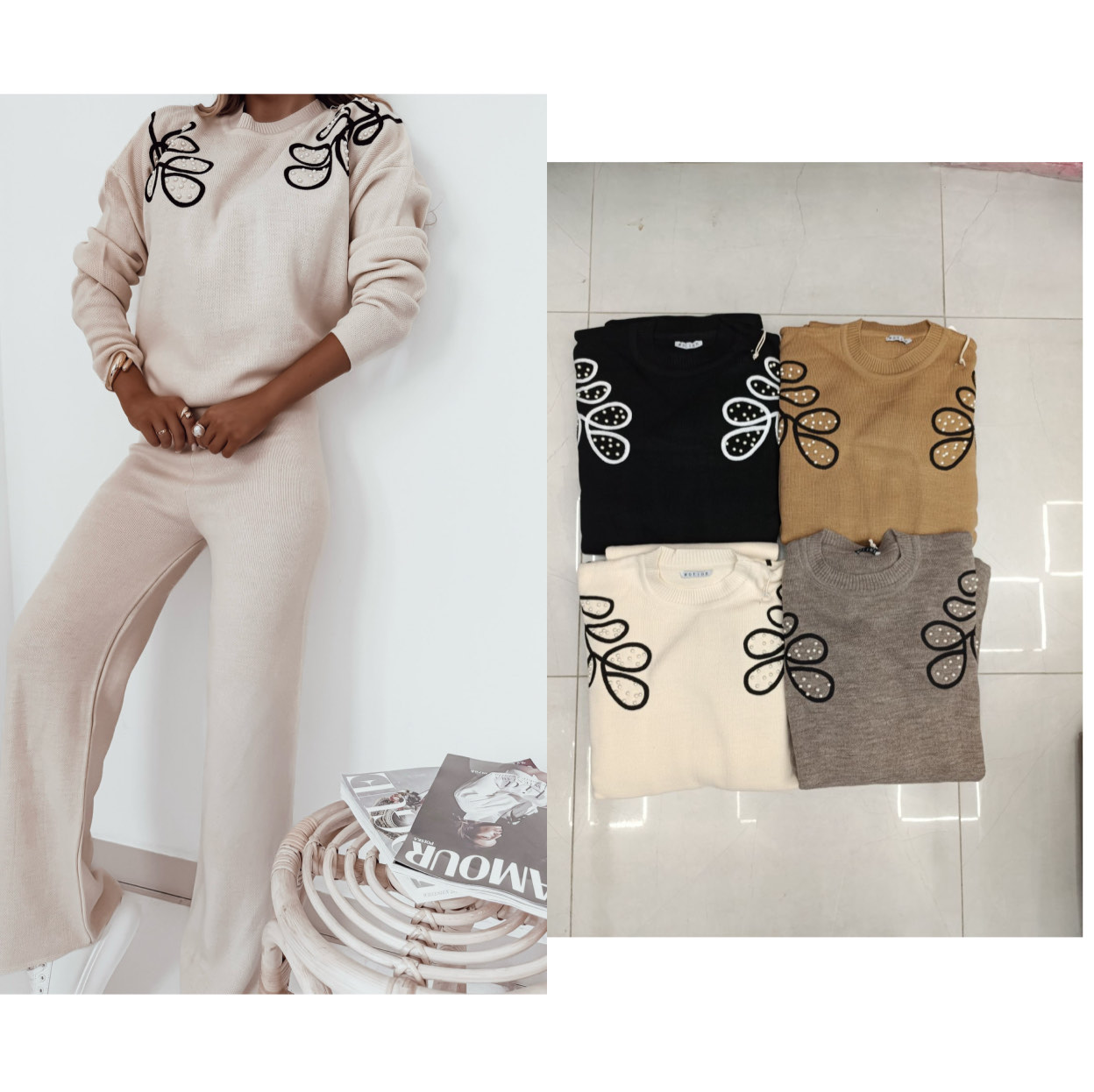 Komplety Damskie , Size uni, paczka 6szt ,mix kolor