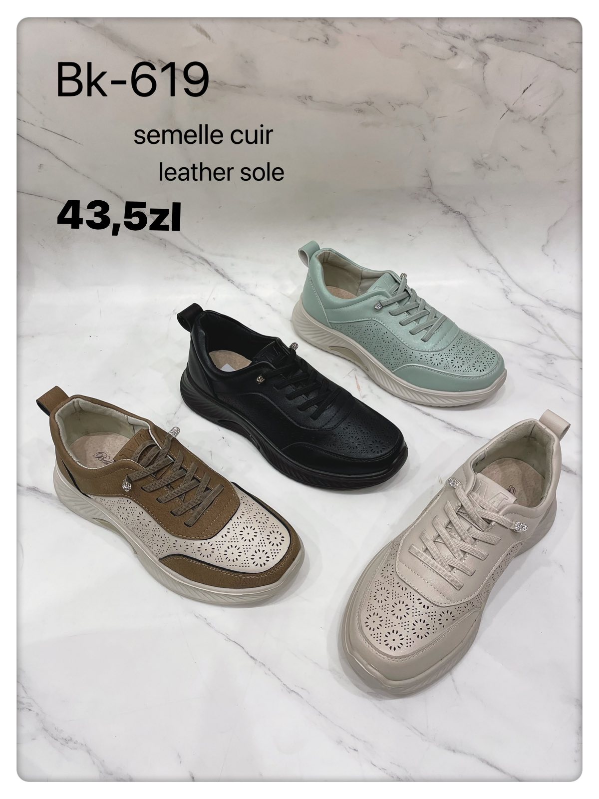 Buty Sportowe DAMSKIE (36-41, 12par)