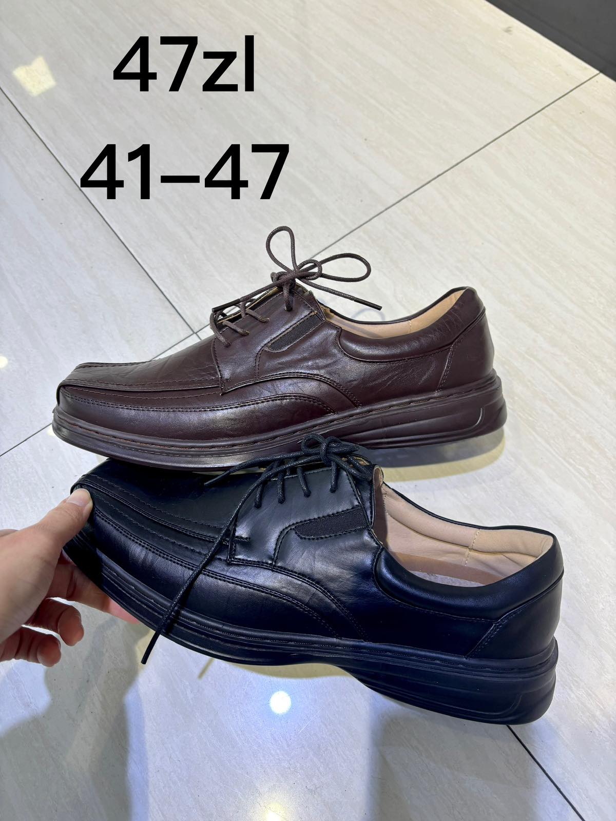 Buty Półbuty Męskie (41-47, 12par)