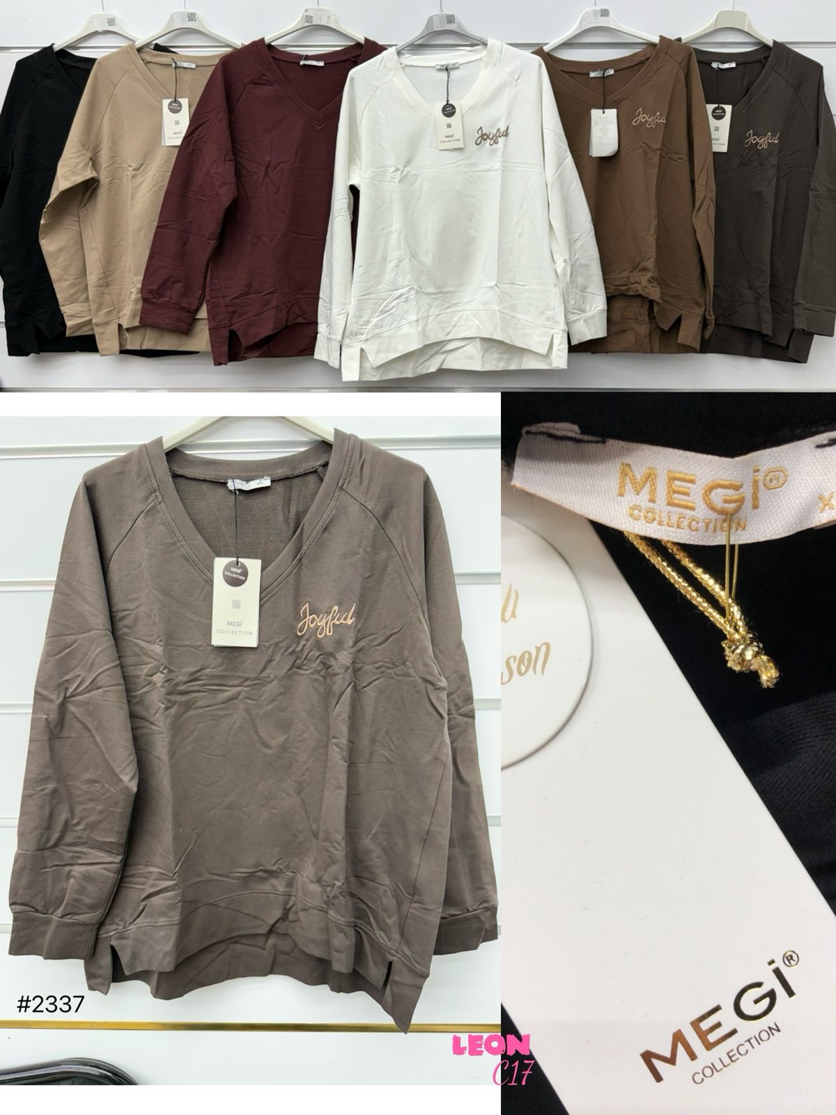 Bluzki Damskie tureckie, Size uni, paczka 6szt ,mix kolor