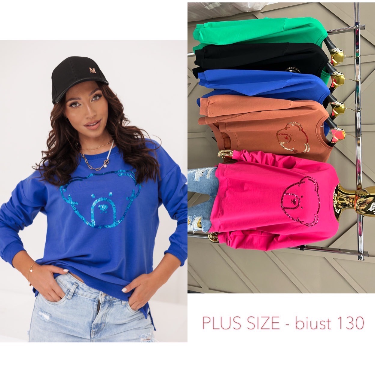 Bluzy Damskie , Size uni, paczka 10szt ,mix kolor