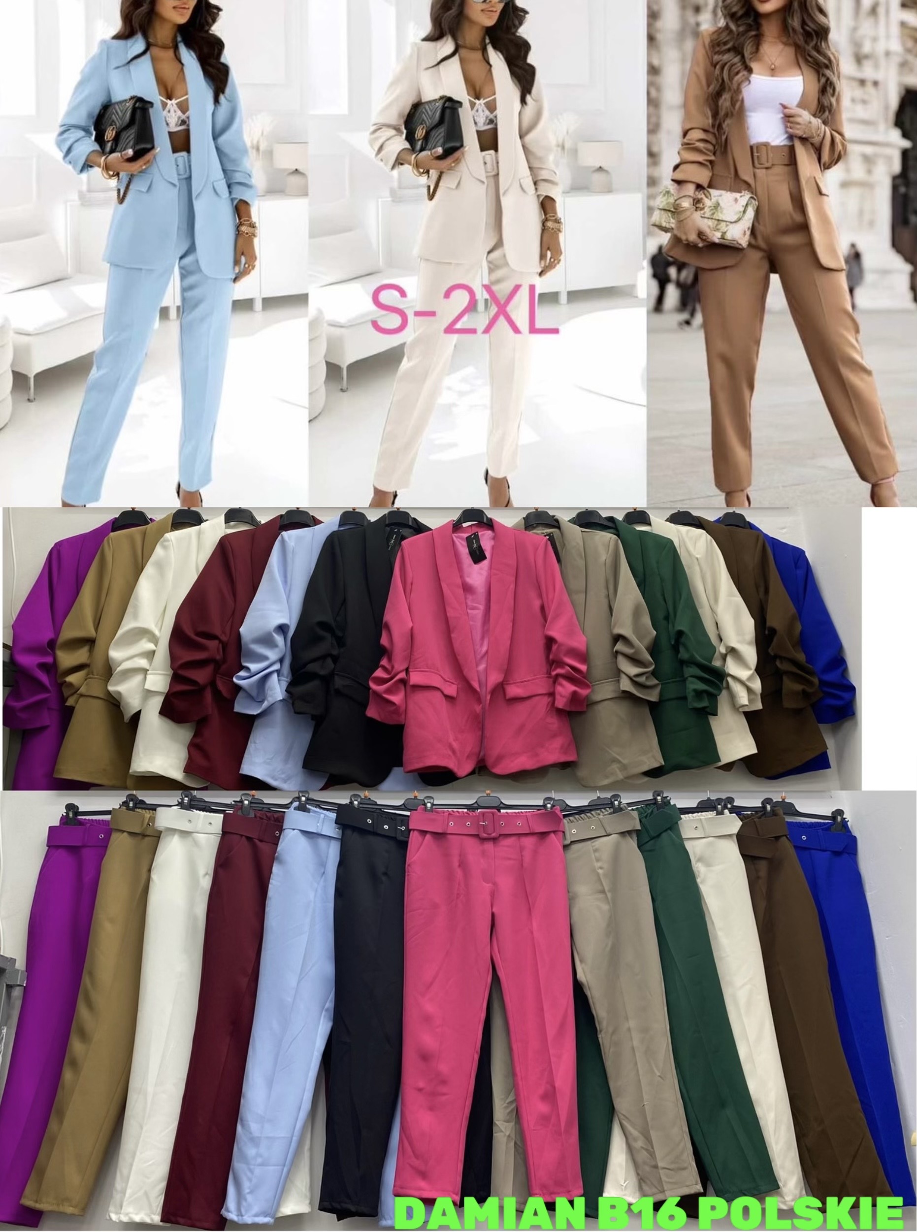 Komplety  Damskie, Size uni, paczka 6szt ,mix kolor