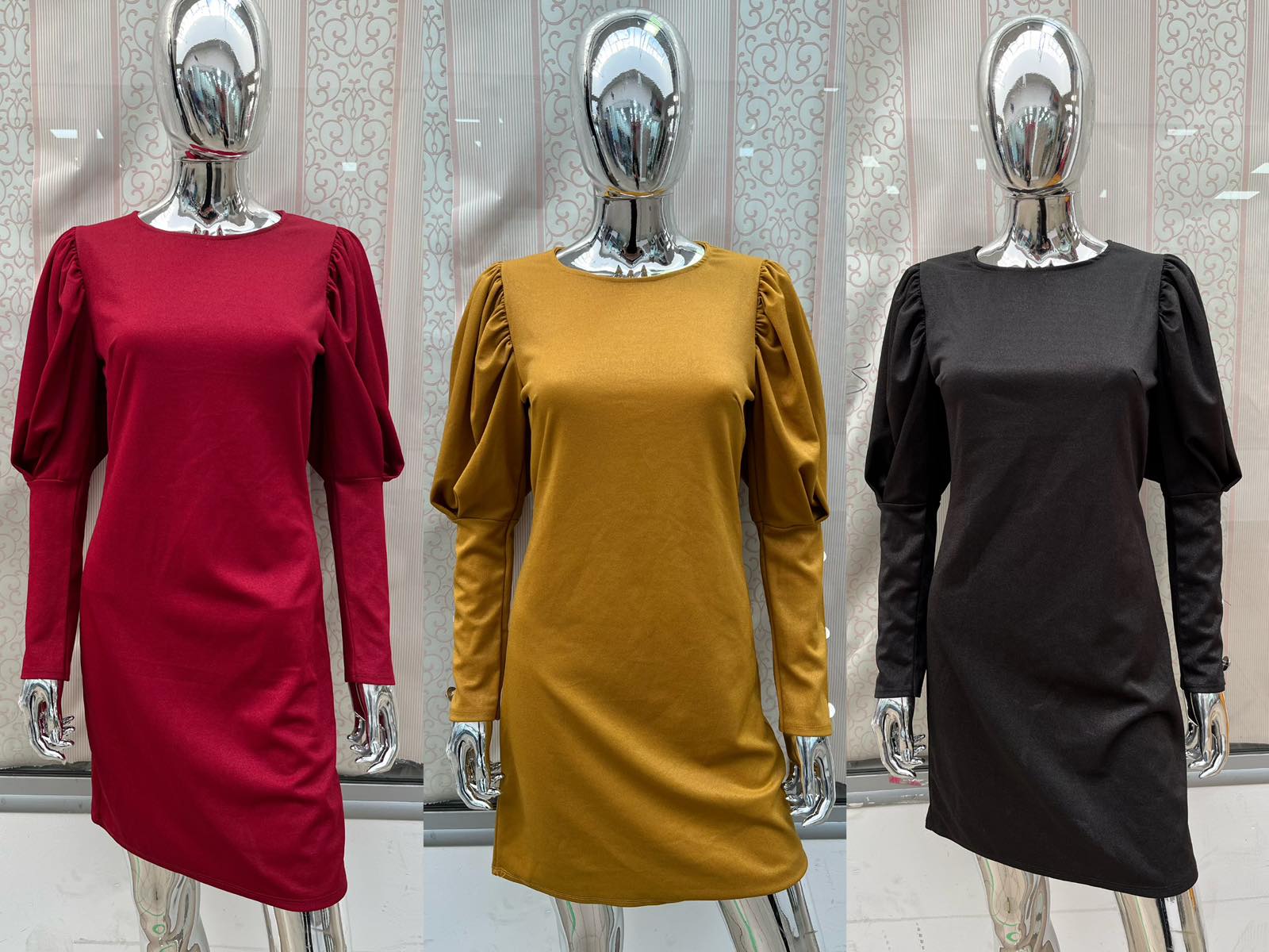 Sukienki Damskie  WŁOSKA  , Size uni, paczka 6szt ,mix kolor