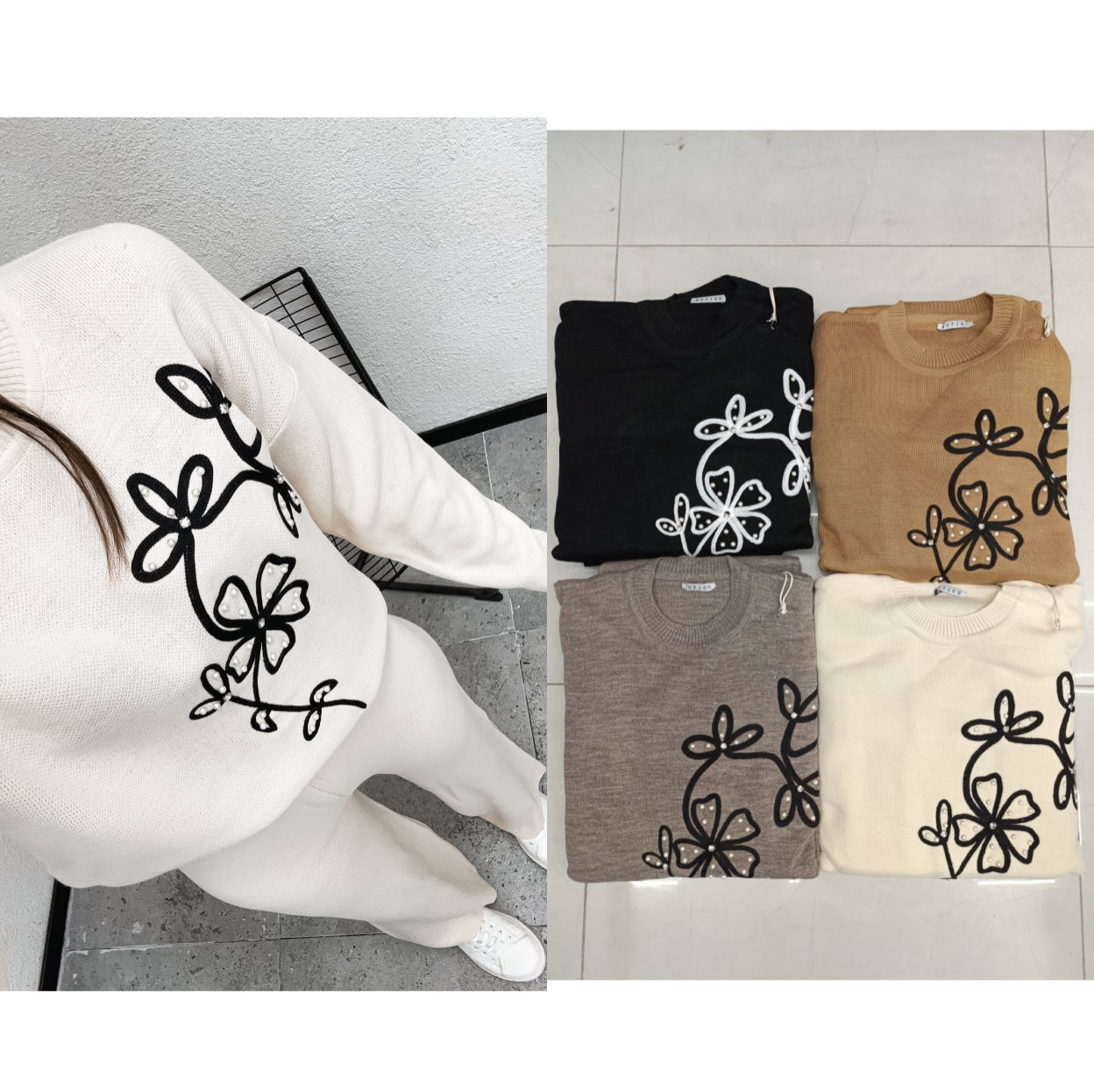 Komplety Damskie , Size uni, paczka 6szt ,mix kolor