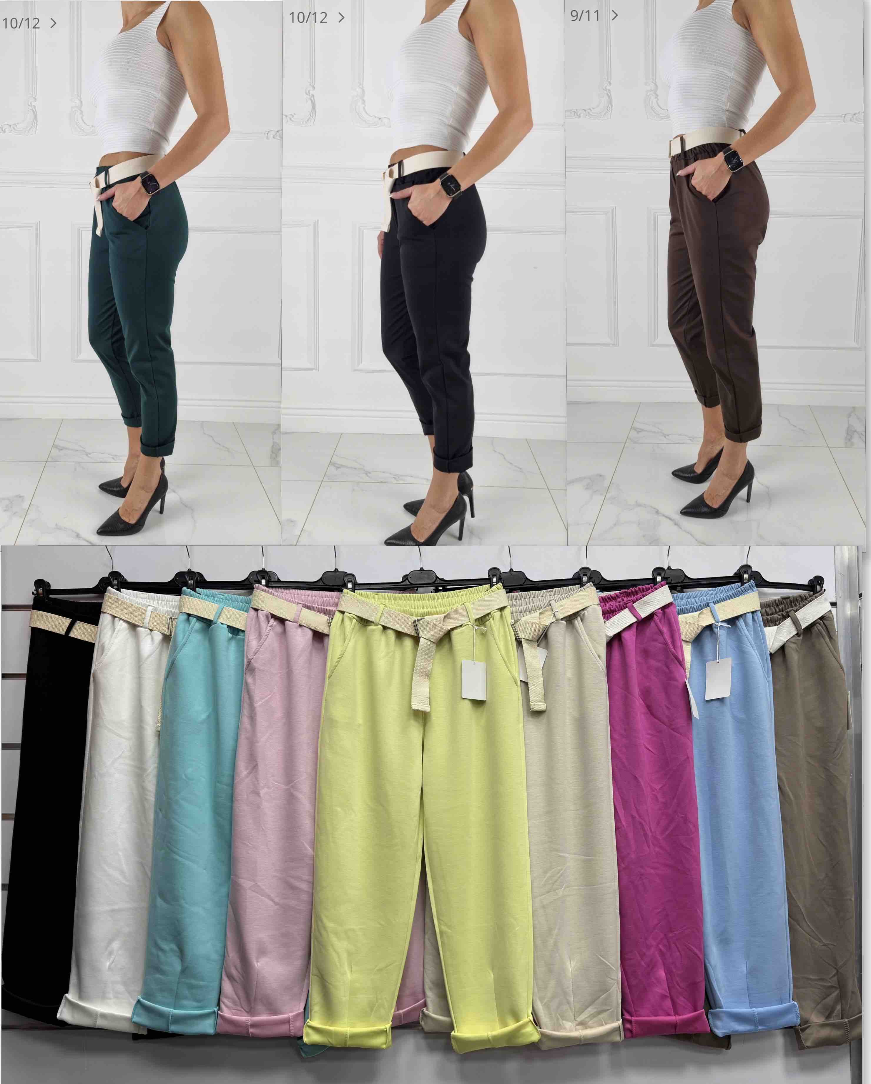 Spodnie  Damskie  WŁOSKA  , Size uni, paczka 6szt ,mix kolor