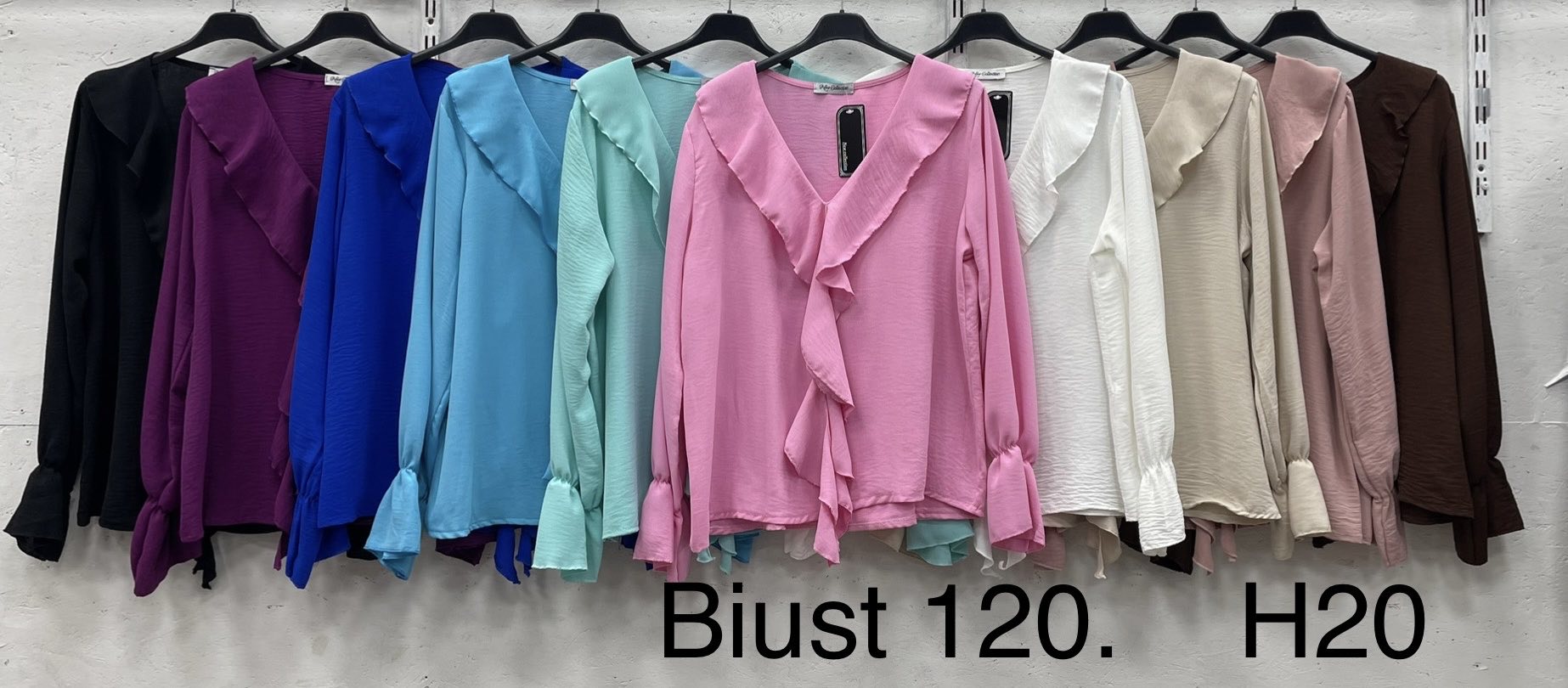 Bluzki Damskie  WŁOSKA  , Size uni, paczka 6szt ,mix kolor