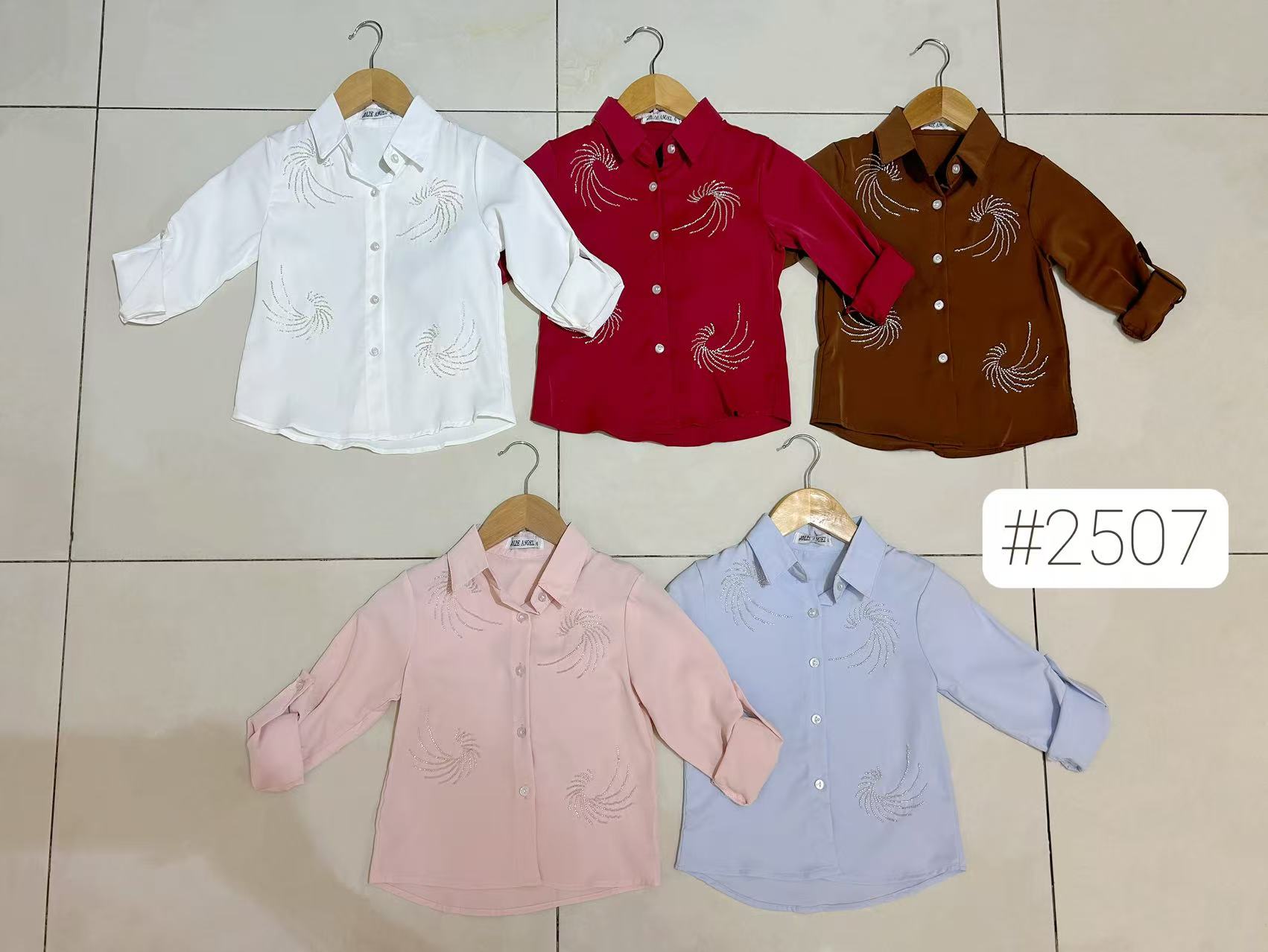 Koszule DZIECIĘCA , Size 4-14 lat, paczka 6szt ,1kolor