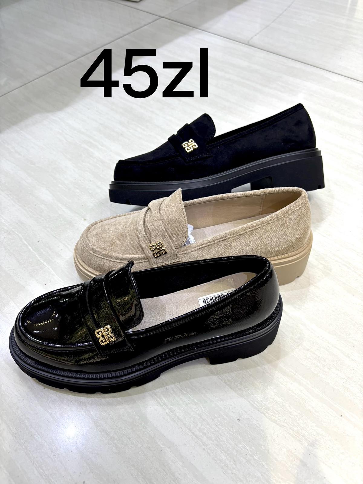 Buty Mokasyny Damskie (36-41, 12par)