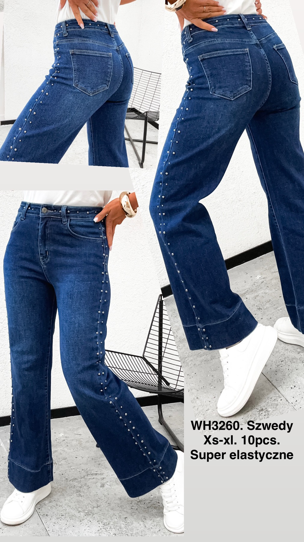 Jeansy damskie , Size xs-xl, paczka 10szt,1kolor