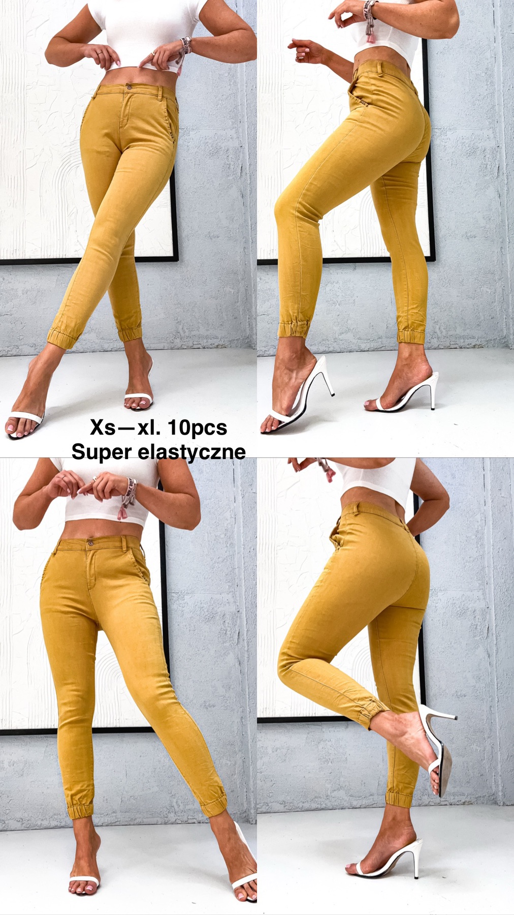 Jeansy  damskie , Size xs-xl,paczka 10szt,1kolor