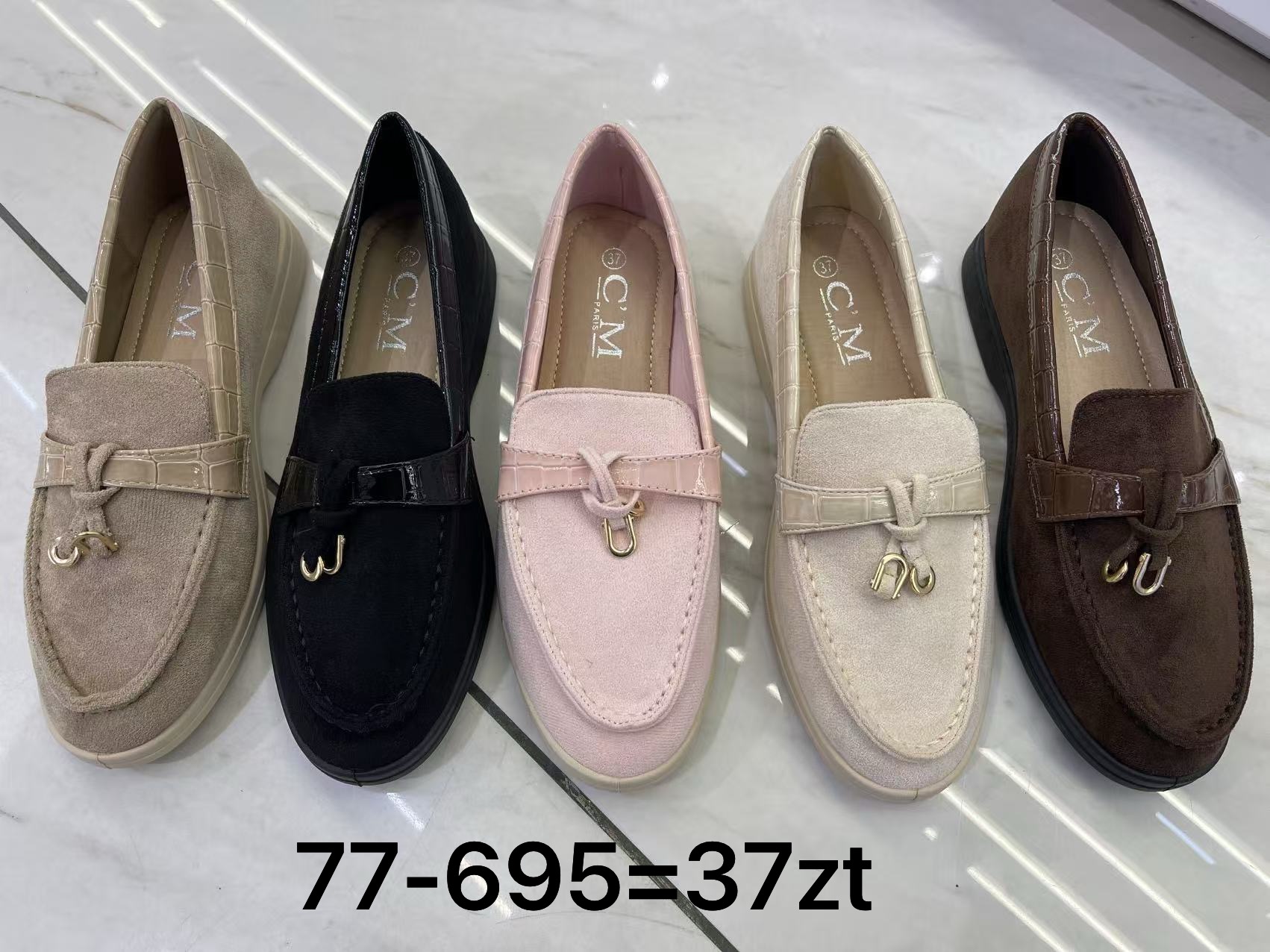 Buty Półbuty Damskie (36-41, 12par)