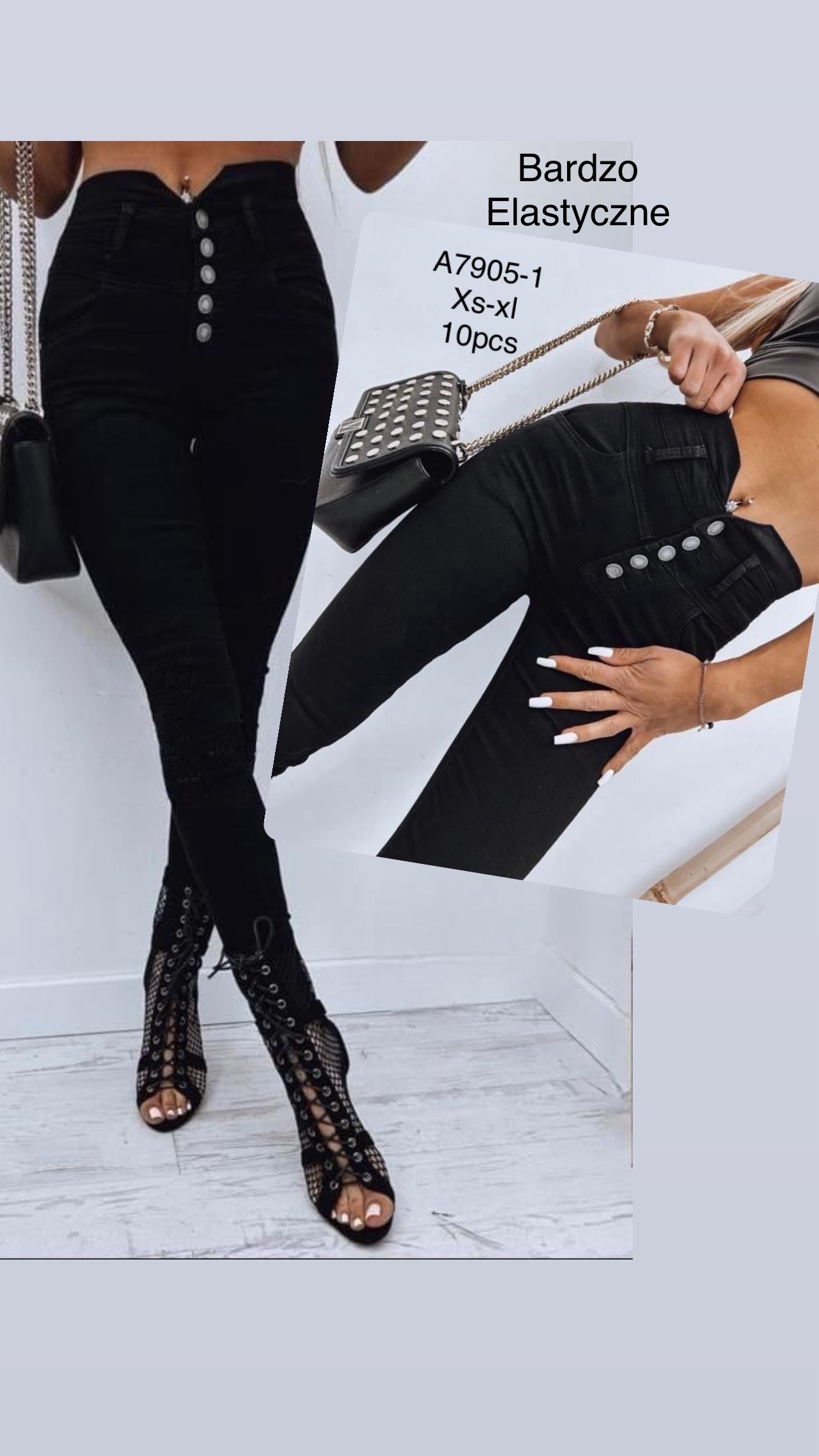 Jeansy damskie , Size xs-xl, paczka 10szt,1kolor