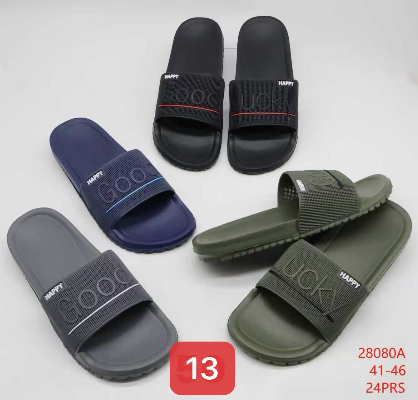 Klapki Męskie (41-46, 24par)