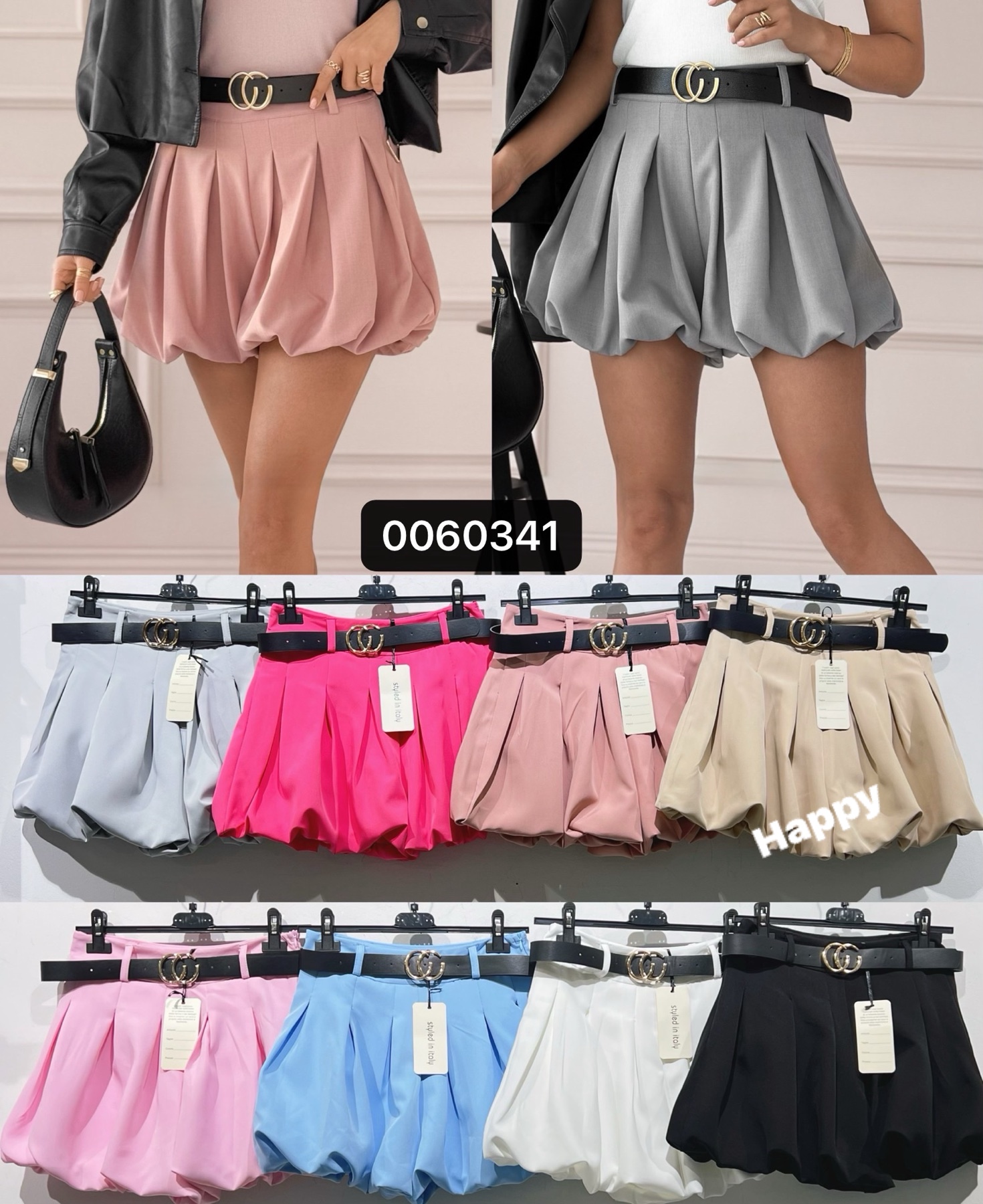 Spodenki Damskie wloskie, Size s-xl, paczka 4szt ,1kolor