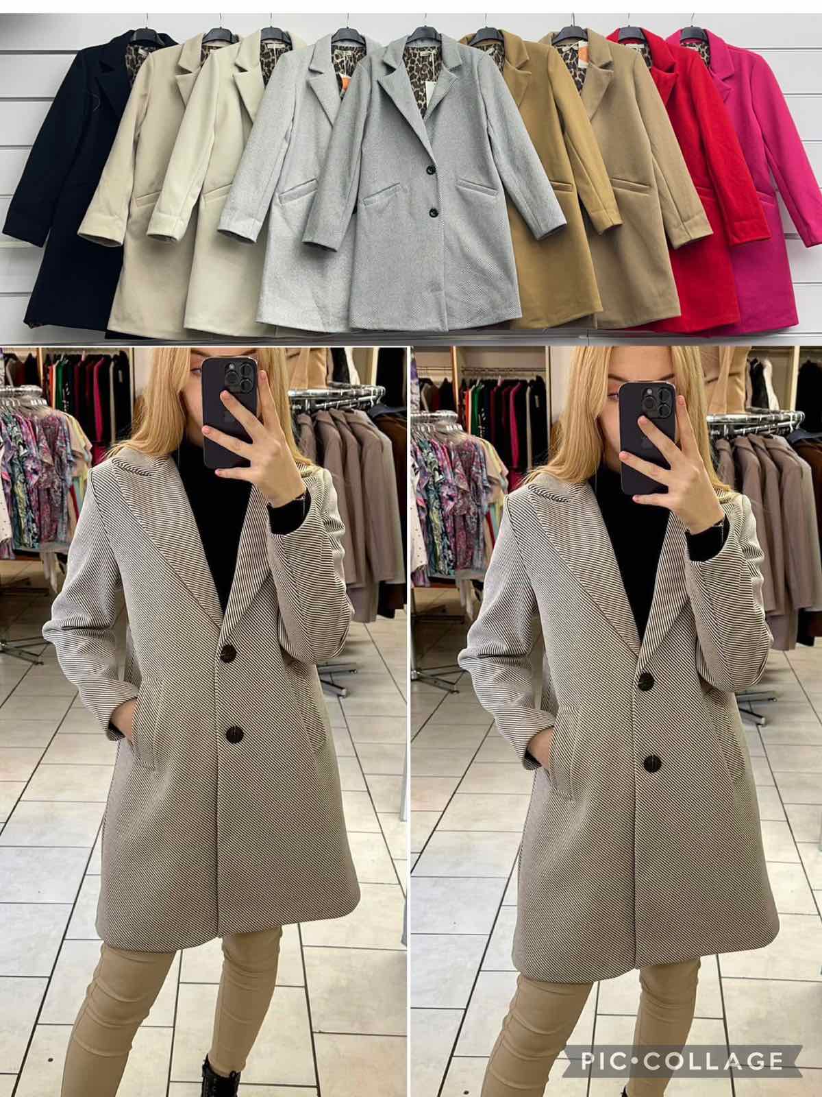 Płaszcz Damskie wloskie, Size uni, paczka 6szt ,mix kolor