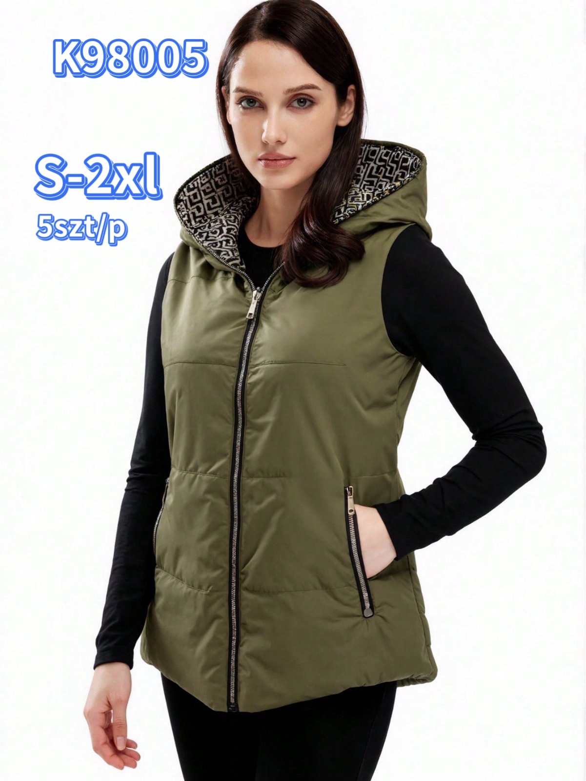 Kamizelki damskie ,size s-2xl,paczka 5szt,1kolor