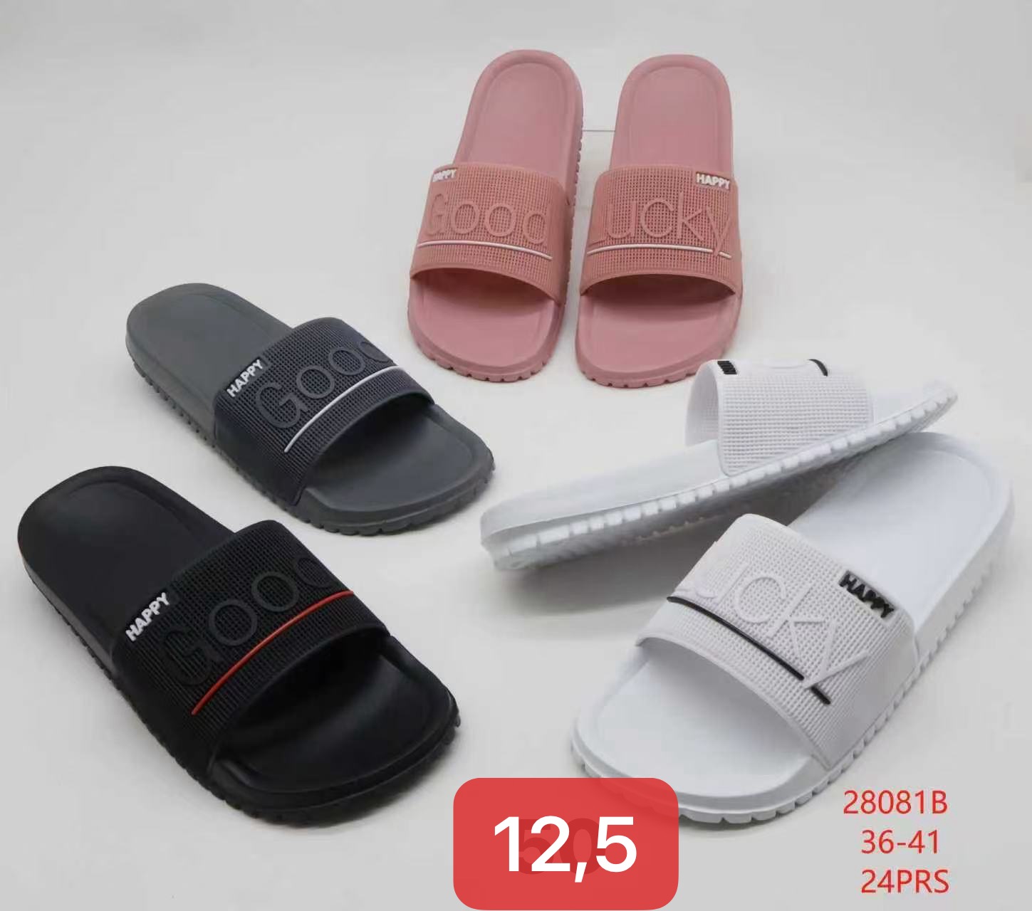 Klapki  DAMSKIE (36-41, 24par)