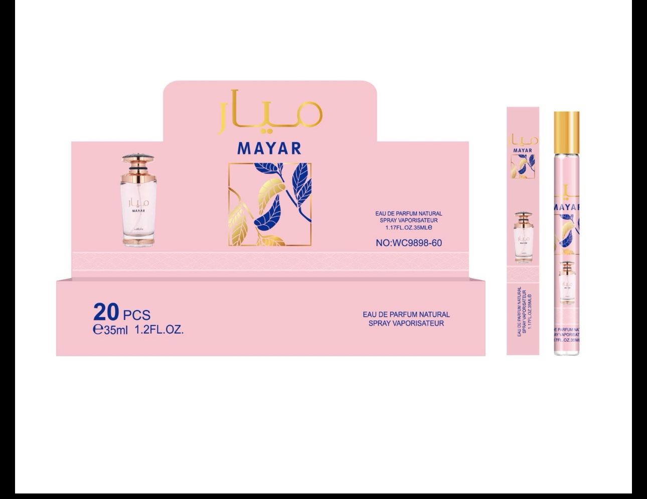 Perfumetki damskie 35ml, 20szt/Paczka