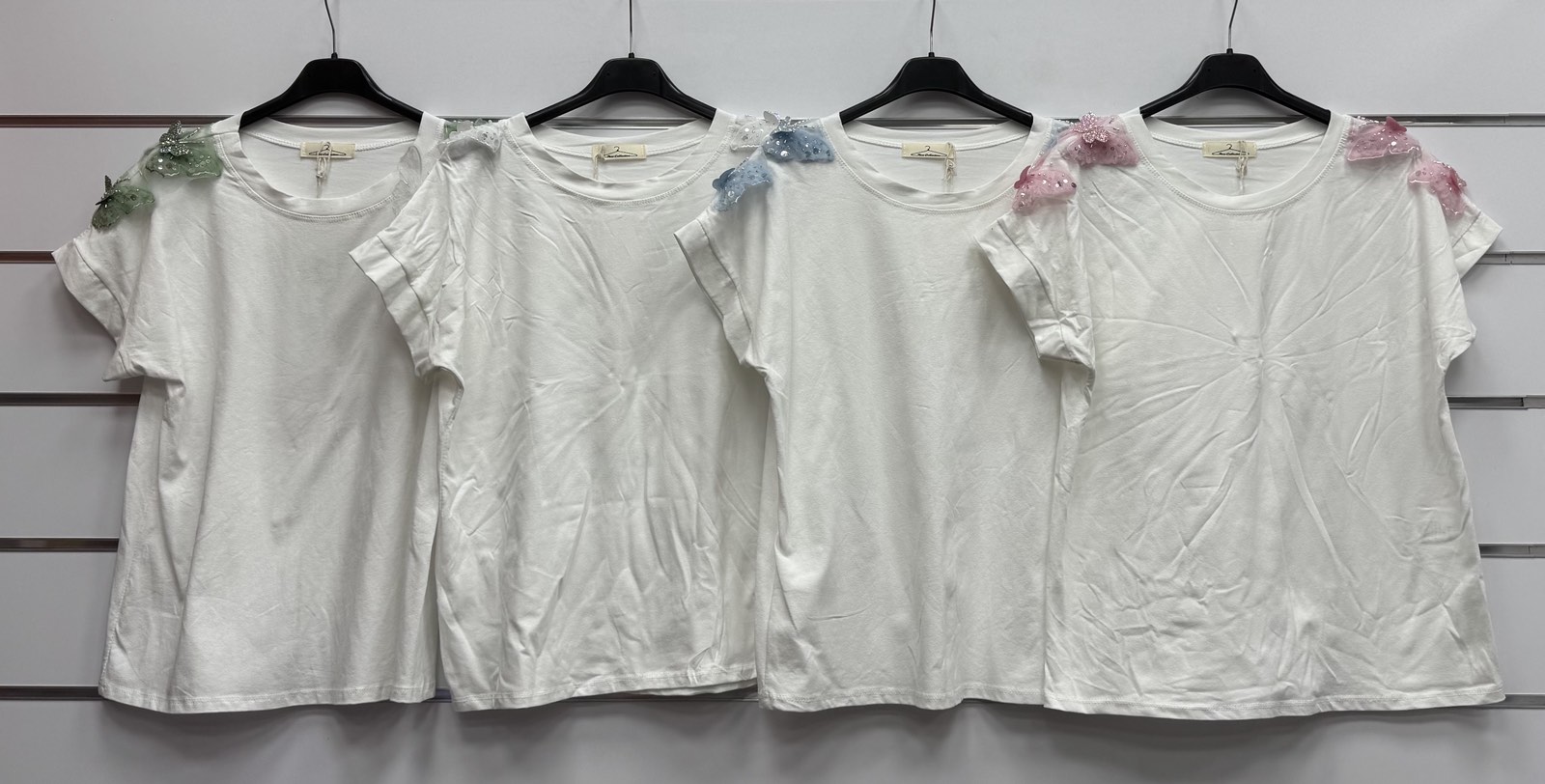 Bluzki  Damskie  WŁOSKA  , Size uni, paczka 6szt ,mix kolor