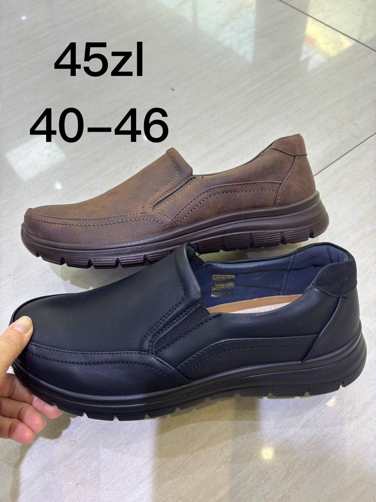 Buty Półbuty Męskie (40-46, 12par)