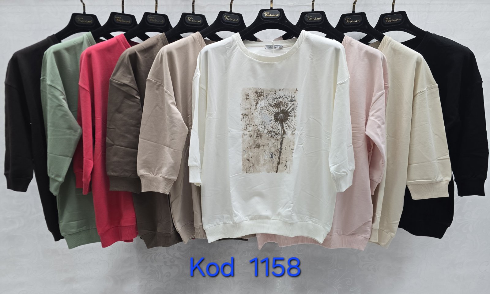 Bluzy Damskie TURECKA , Size uni, paczka 6szt ,mix kolor