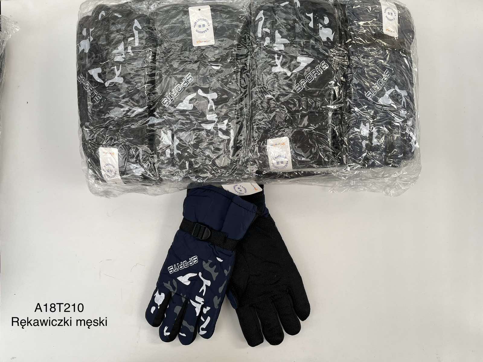 Rękawiczki  Męski , paczka 12szt,mix kolor