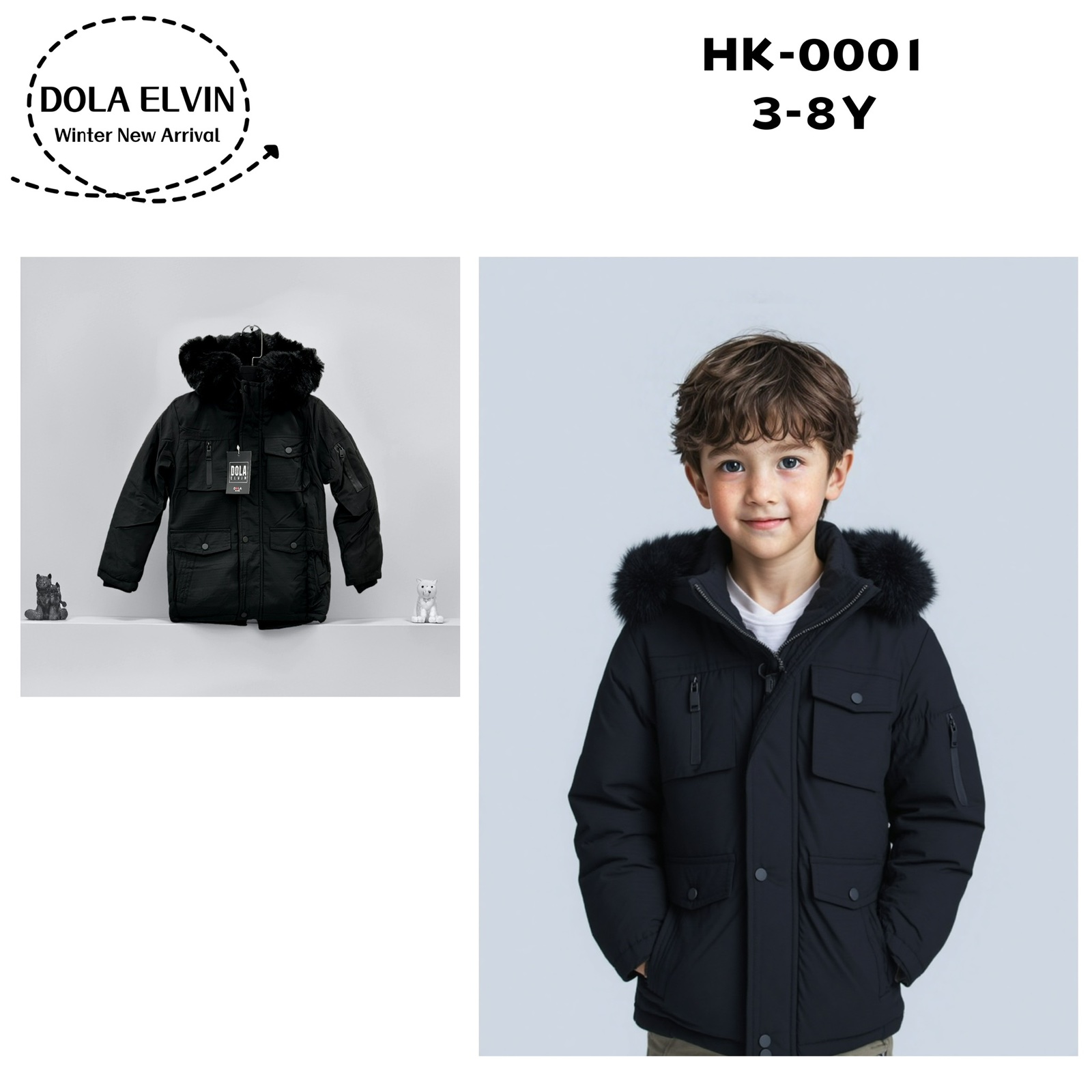 Kurtki DZIECIĘCA ,size 3-8lat,paczka 5szt ,1kolor