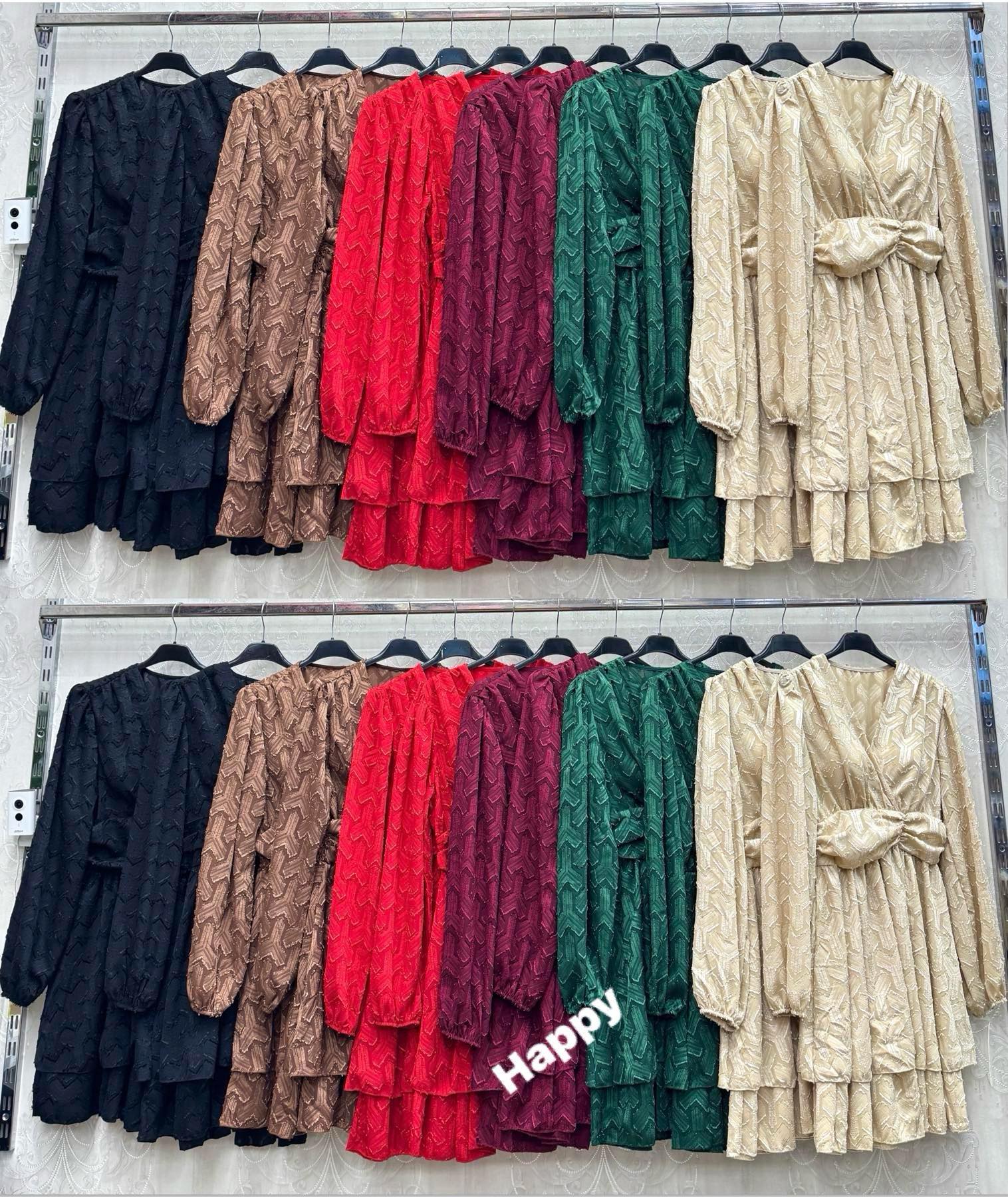 Sukienki Damskie wloskie, Size uni, paczka 6szt ,mix kolor