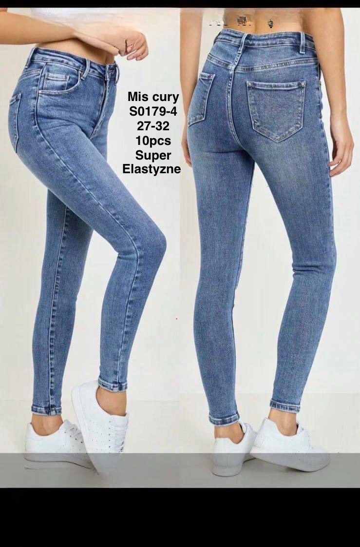 Jeansy  damskie , Size 27-32,paczka 10szt,1kolor