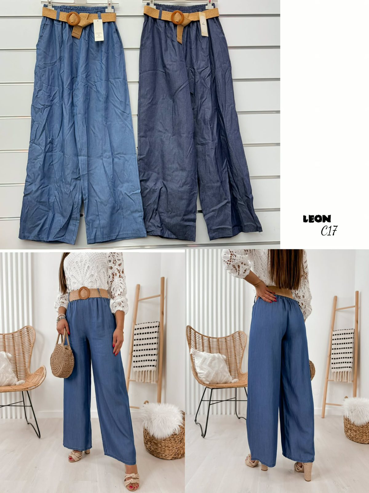 Spodnie damskie tureckie, Size uni, paczka 6szt,mix kolor