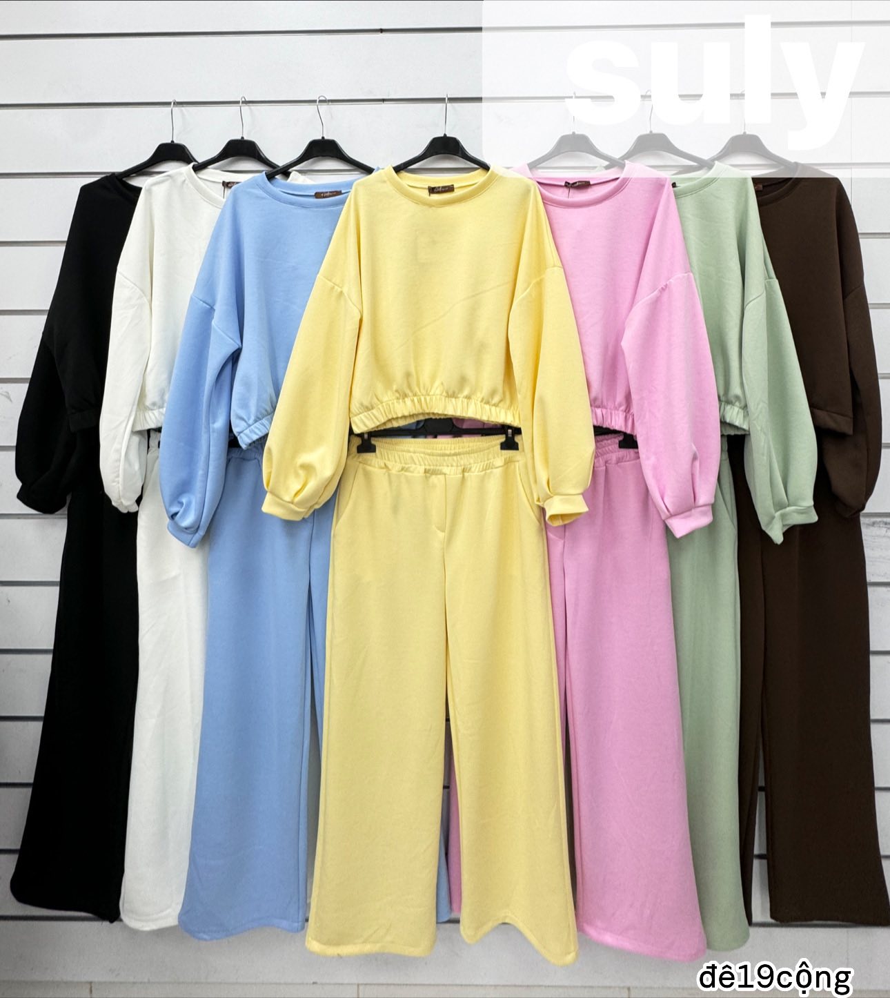 Komplety Damskie  WŁOSKA  , Size uni, paczka 6szt ,mix kolor