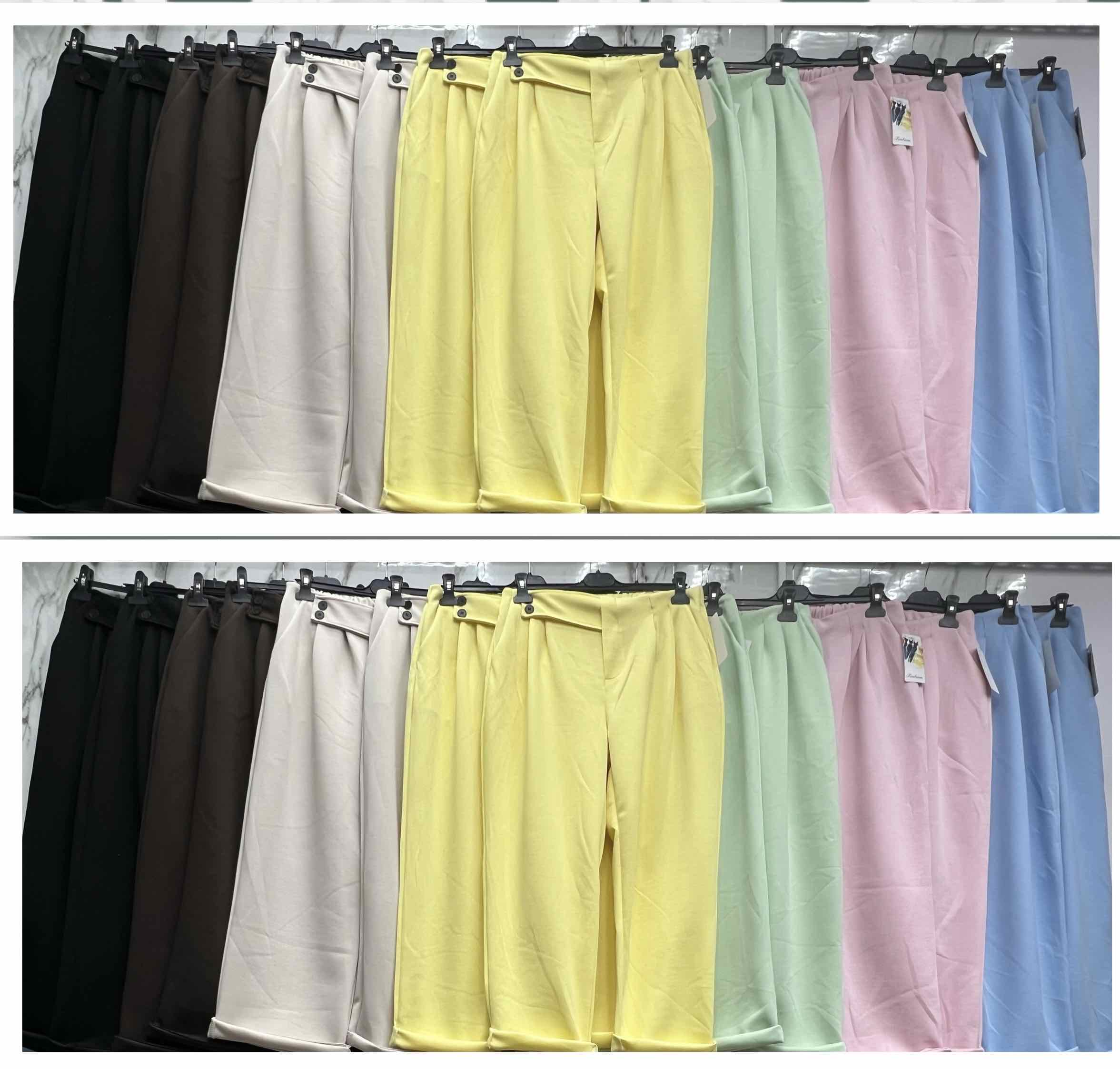 Spodnie Damskie  WŁOSKA  , Size uni, paczka 6szt ,mix kolor