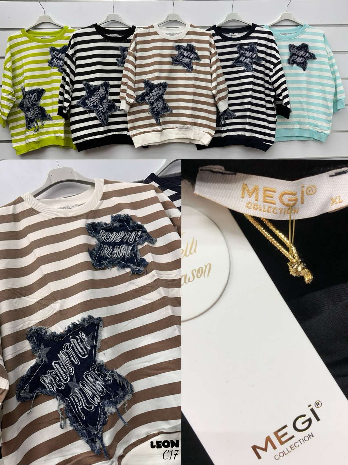 Bluzki damskie tureckie, Size uni, paczka 10szt,mix kolor