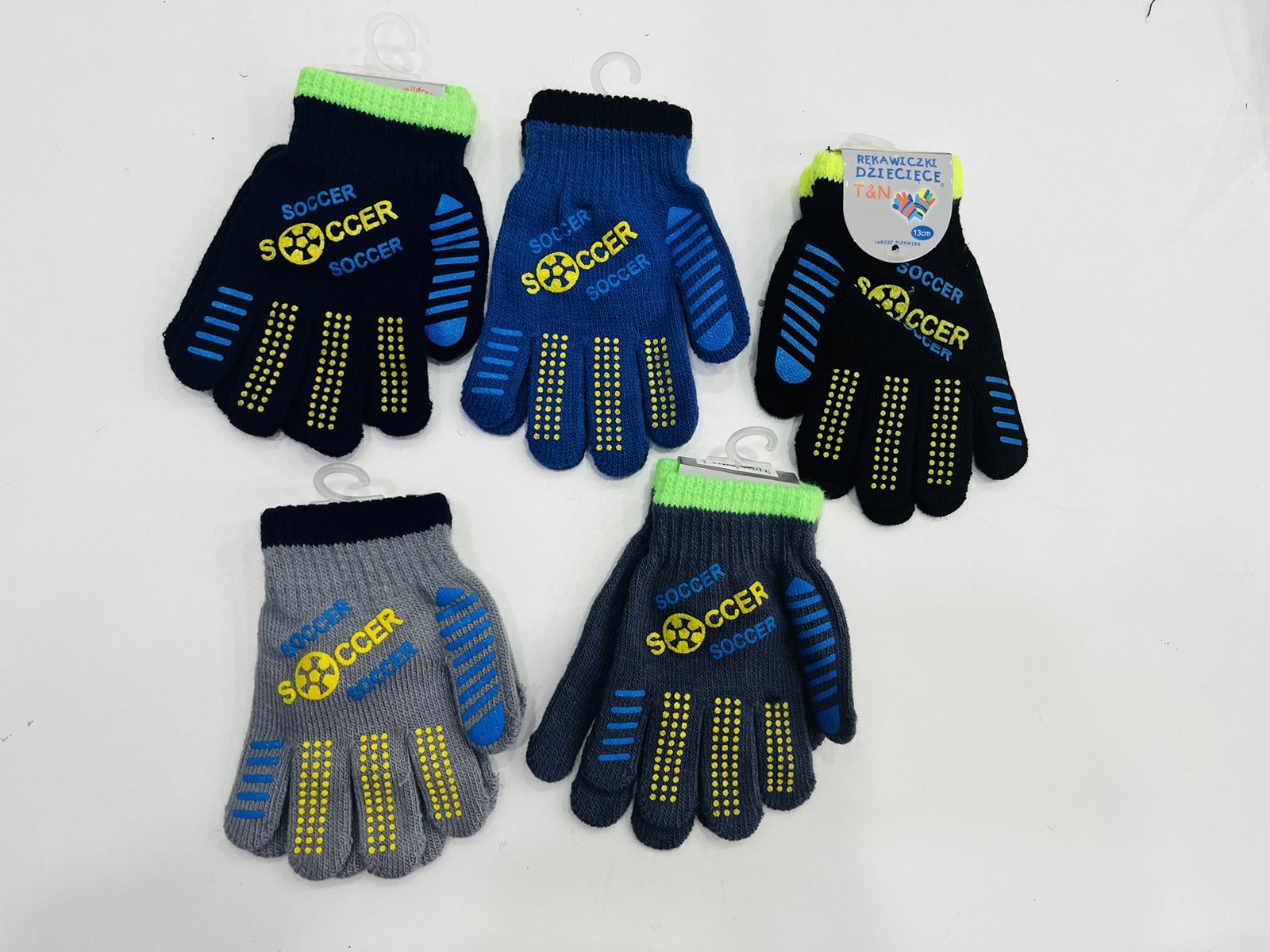 Rękawiczki Cienki DZIECIĘCA, paczka 12szt,mix kolor