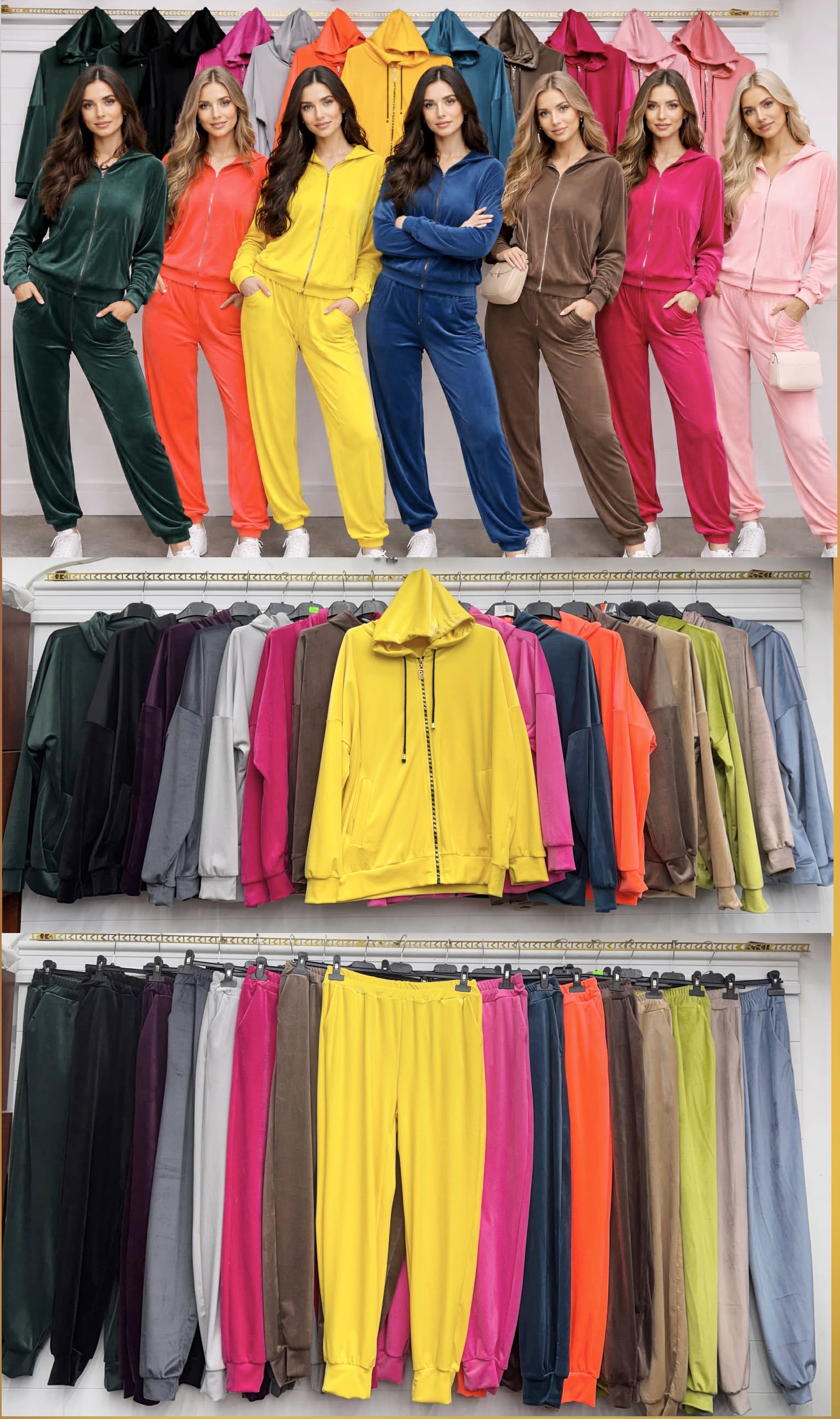 Spodnie  Damskie TURECKA , Size uni, paczka 6szt ,mix kolor