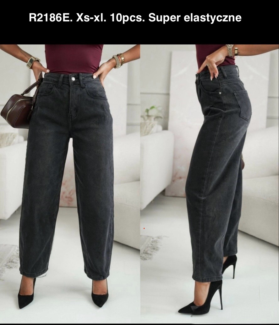 Jeansy damskie , Size xs-xl, paczka 10szt,1kolor
