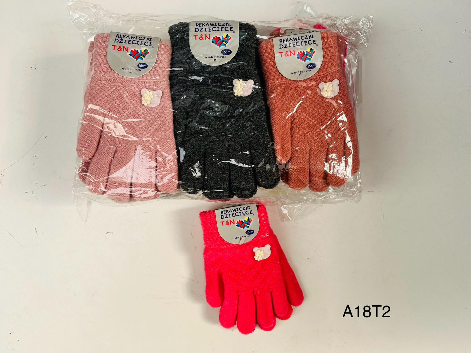 Rękawiczki  DZIECIĘCA, paczka 12szt,mix kolor