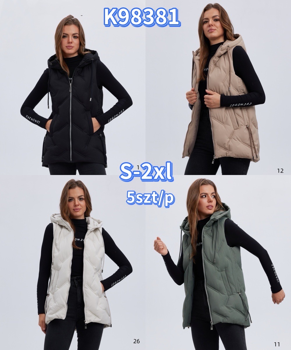 Kamizelki damskie ,size s-2xl,paczka 5szt,1kolor