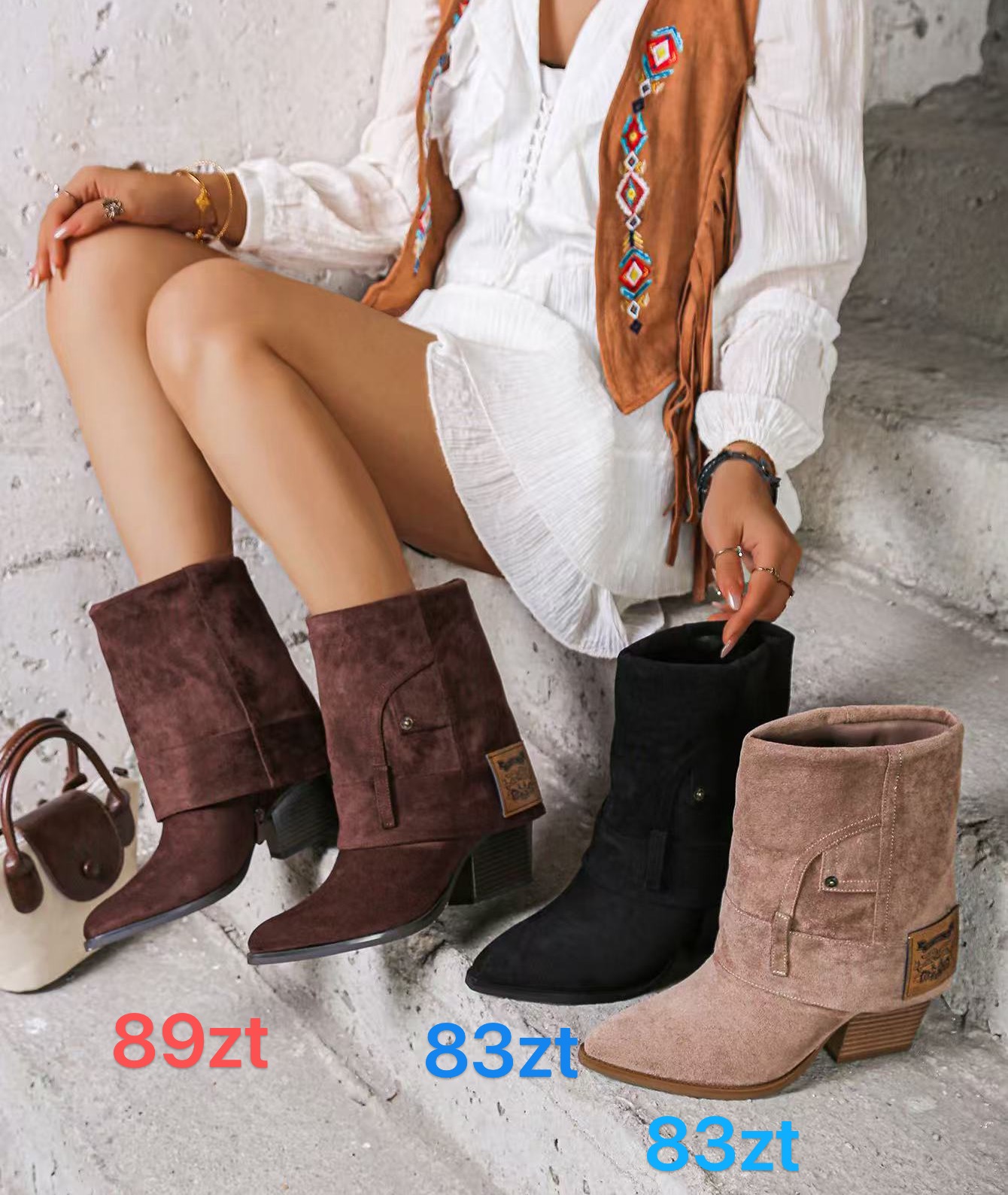 Buty Kozaki Damskie (36-41, 12par)