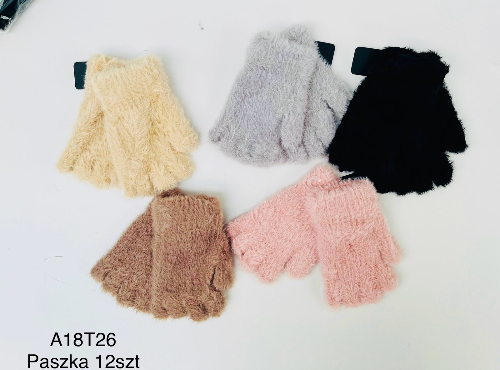 Rękawiczki  DZIECIĘCA, paczka 12szt,mix kolor