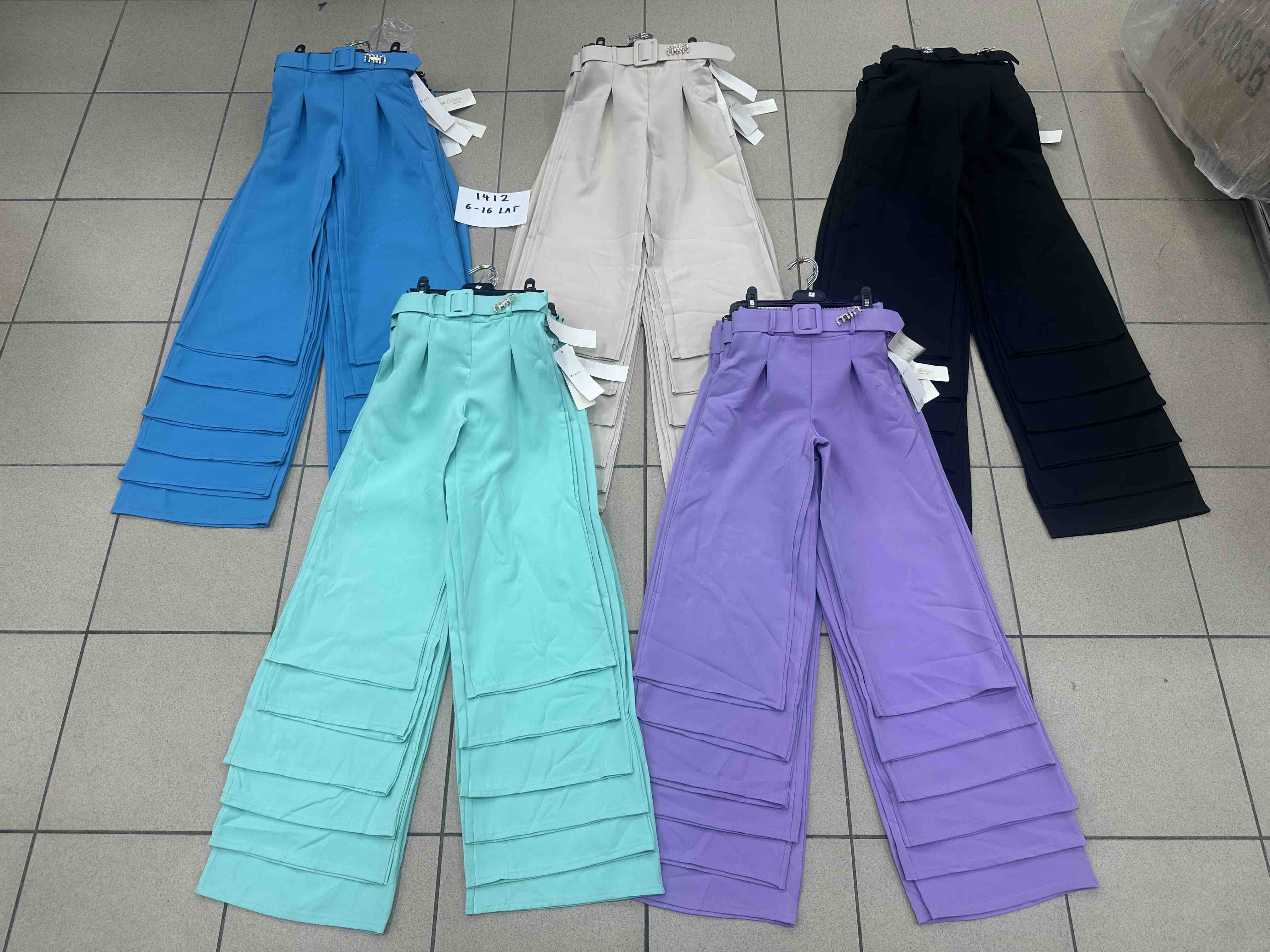 Spodnie DZIECIĘCA, Size 6-16lat, paczka 6szt ,1kolor