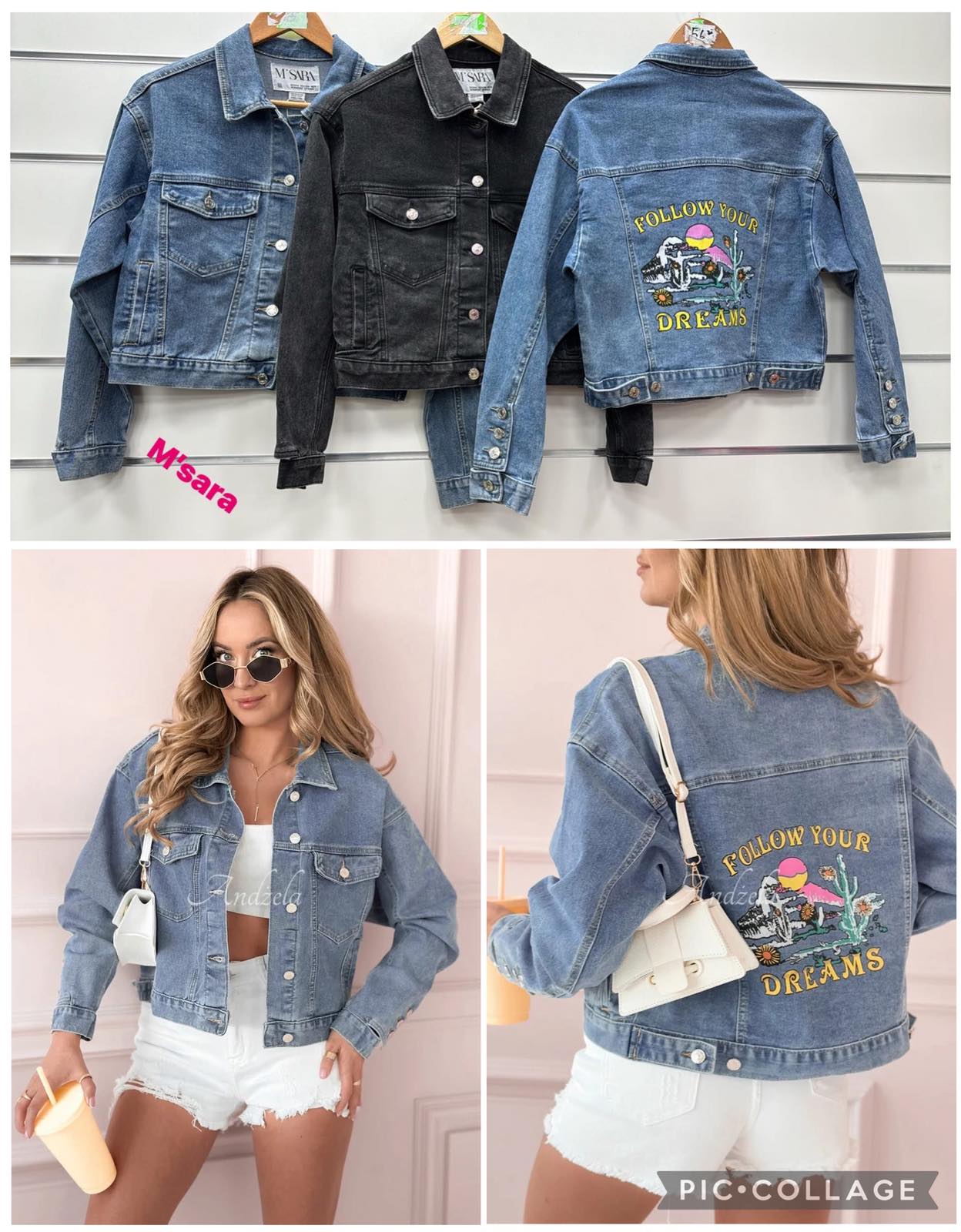 Kurtki Jeansowe damskie , Size xs-xl,paczka 10szt,1kolor