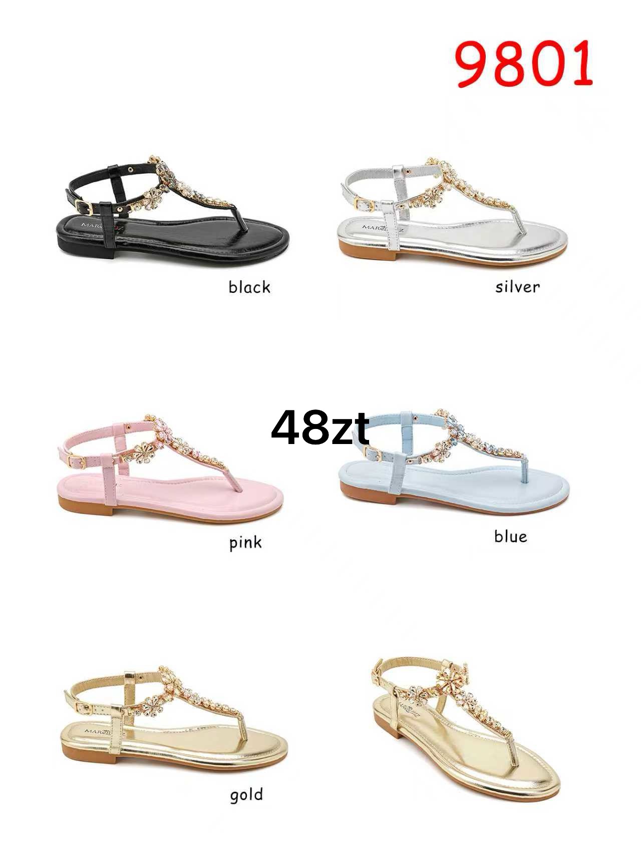 Sandały Damskie (36-41, 12par)