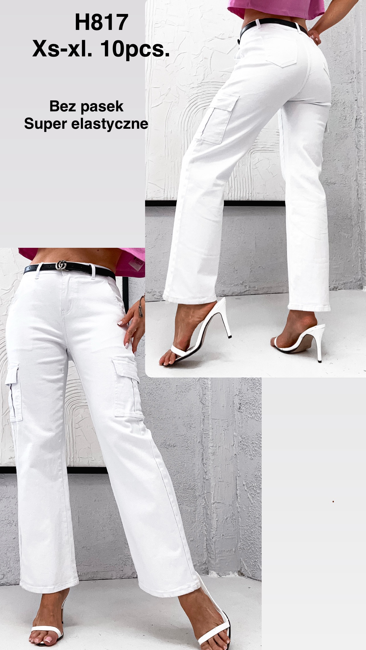 Jeansy  damskie , Size xs-xl,paczka 10szt,1kolor