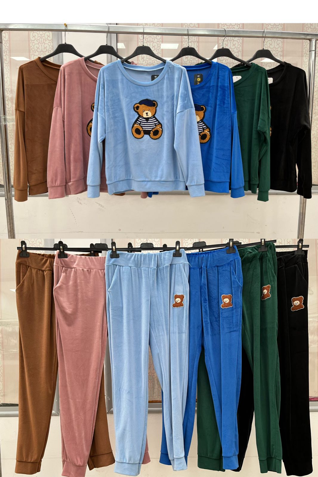 Komplety Damskie  WŁOSKA  , Size uni, paczka 6szt ,mix kolor