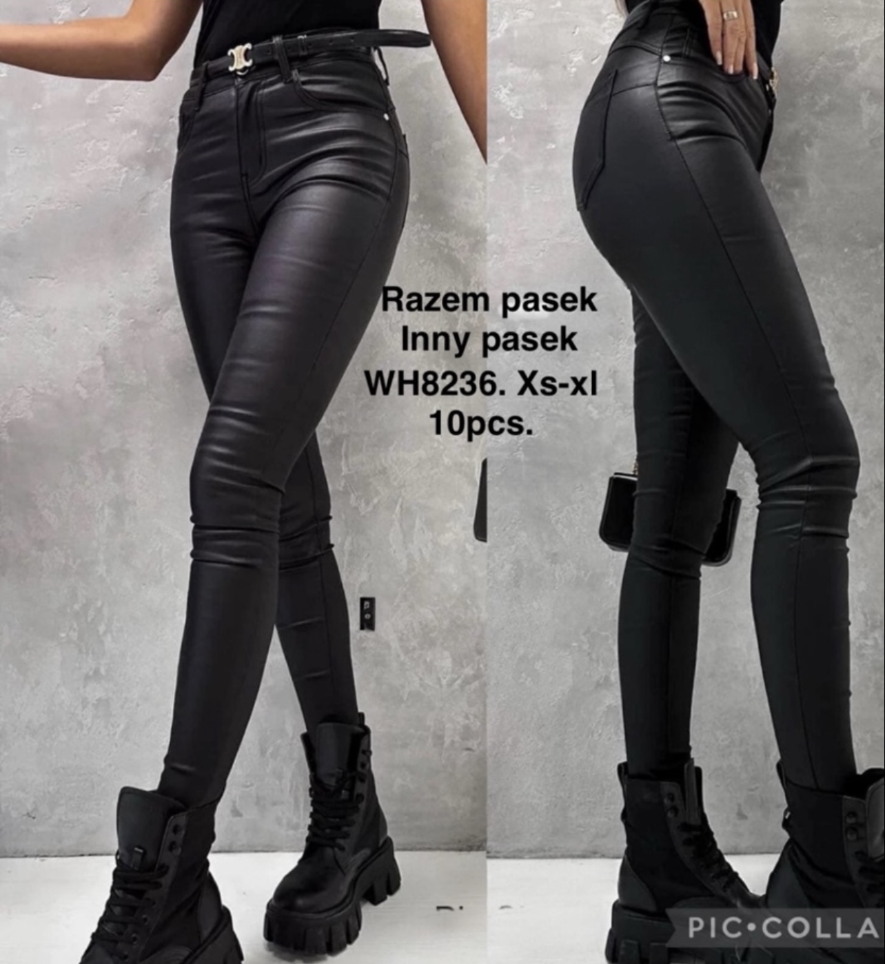Spodnie skórzane damskie , Size xs-xl, paczka 10szt,1kolor