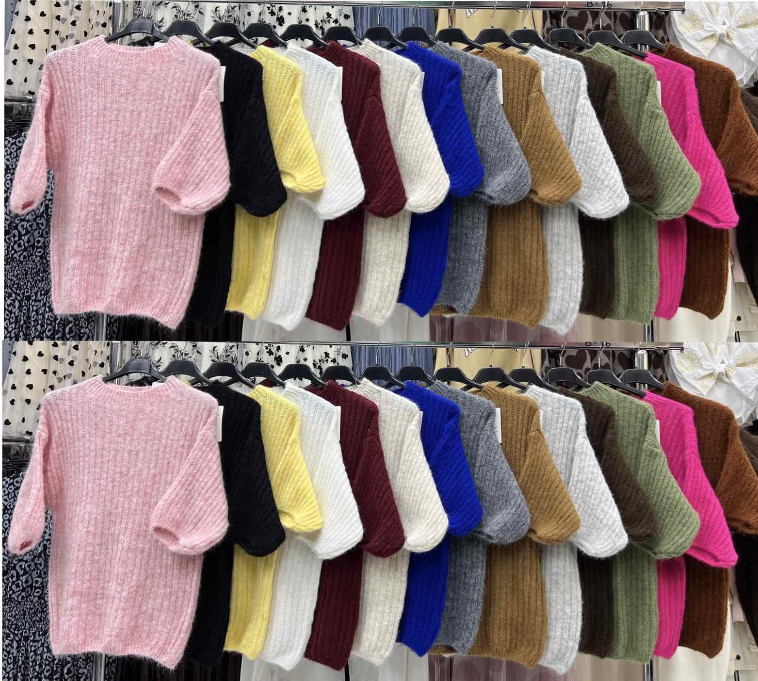 Swetry Damskie  WŁOSKA  , Size uni, paczka 6szt ,mix kolor