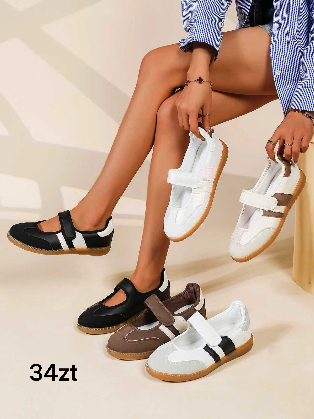 Baleriny Damskie (36-41, 12par)