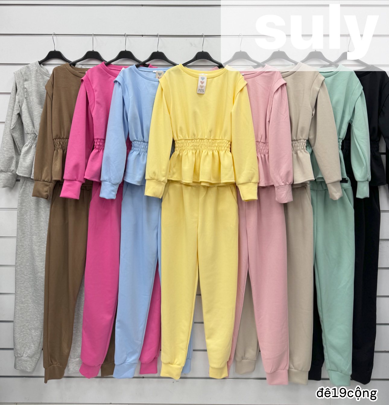 Komplety Damskie  WŁOSKA  , Size uni, paczka 6szt ,mix kolor